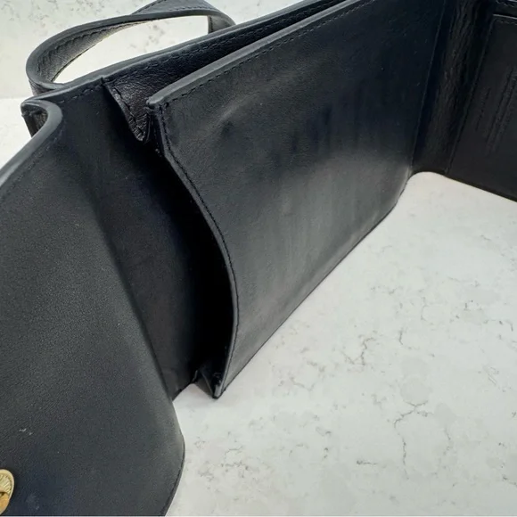 Shinola Little Birdy Wallet Crossbody Bag in black - Picture 8 of 12